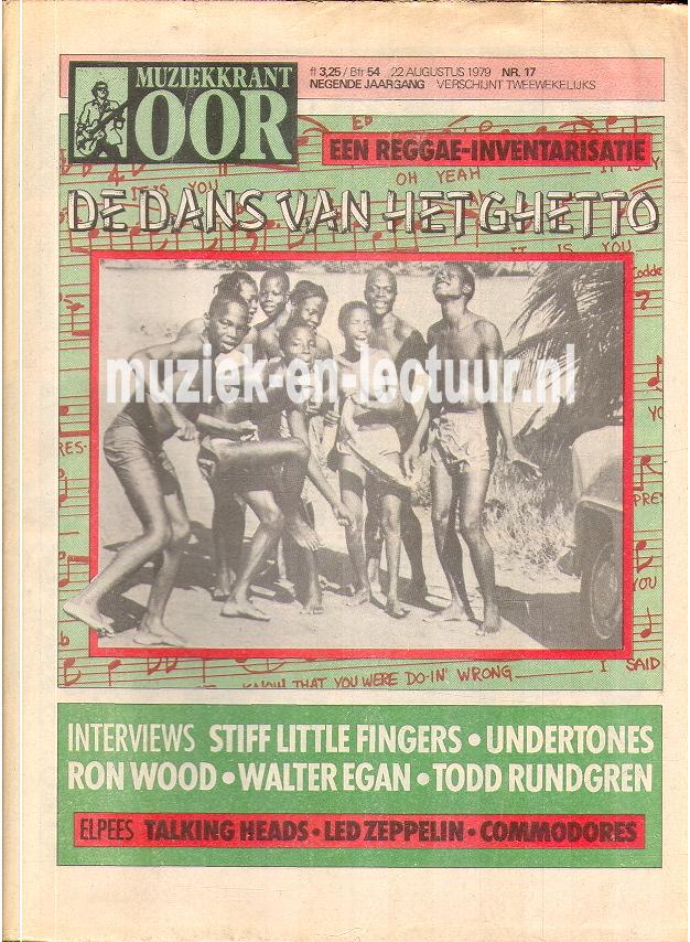 Muziekkrant Oor 1979 nr. 17 Muziekkrant Oor 1979 nr. 17